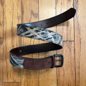 Like New AA&E Leathercraft Camo Belt Size 38
